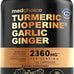 4-in-1 Turmeric Joint Support Supplements with Garlic and BioPerine - 2360 mg High Potency Herbal Blend for Mobility, Everyday Flexibility, Digestive Comfort, and Active Aging Support (120ct)