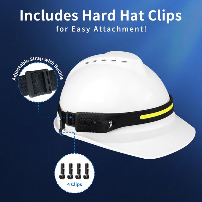 Headlamp Rechargeable (3-Pack), LED Head Lamp Flashlight, 230° Wide Beam Headband Light, 400 Lumen Super Bright, Waterproof Headlight, 5 Modes for Running, Fishing, Hiking, Camping