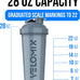 VELOMIX 28 Oz Protein Shaker Bottle, 4-Pack, Leak-Proof, Dishwasher Safe