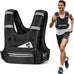 Adjustable Weighted Vest with Storage Pockets - Perfect for Workout, Running, Walking