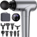 cotsoco deep tissue massage gun with 9 attachment heads and 20 speeds