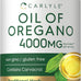 Carlyle Oregano Oil Supplement | 150 Softgel Capsules | Contains Carvacrol | Non-GMO & Gluten Free Formula