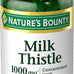 Nature's Bounty Milk Thistle 1000mg, Herbal Health Supplement, Daily Supplement, Gluten Free, Rapid Release Softgels, 50 Ct