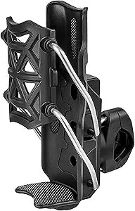 Adaptive Cycling & Motorcycle Cup Holder – Universal Bike/ATV/Boat Drink Mount, 360° Rotation Fit (Black)