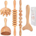 Komogir Wood Therapy Massage Tools 5-in-1 Lymphatic Drainage Massager Kit