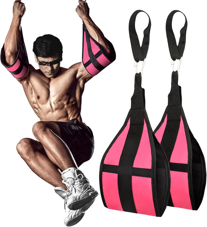 Hanging Ab Straps for Pull Up Bar: Gym Ab Sling Straps for Arm & Leg Raises
