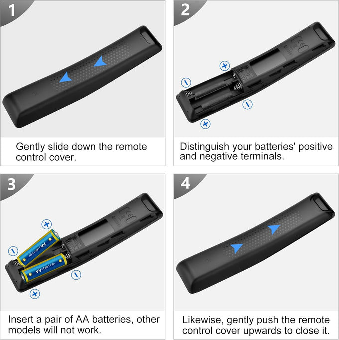Pack of 2 Universal for All Samsung Smart TV Remote Control, Replacement Compatible for All Samsung Smart TV