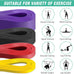 Resistance Bands Set for Workout, Pull Up Assist Bands 4 Levels
