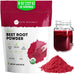Kate Naturals Organic Beet Root Powder for Smoothies, Baking & Juice. Raw Beetroot Superfood & Natural Red Food Coloring (8oz, Non-GMO, Earthy Flavor)