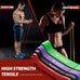 LEEKEY Resistance Bands for Workout, Exercise Bands with Door Anchor, Pull Up Assistance