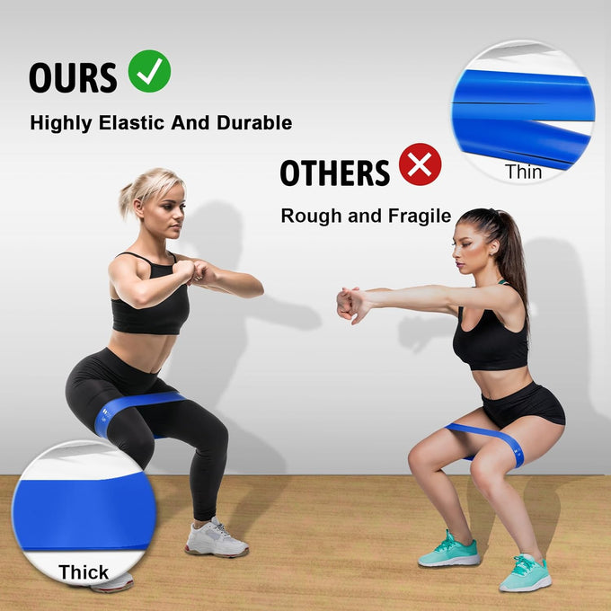 5-Level Resistance Bands Set for Full Body Workout, Yoga, Rehab