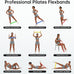 5-Pack Resistance Bands for Strength Training, Stretching, Pilates & Yoga