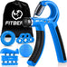 FitBeast Grip Strengthener Kit - 5 Adjustable Resistance Hand Grips for Forearm Workout