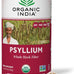 ORGANIC INDIA Psyllium Herbal Powder - Whole Husk Fiber, Vegan, Gluten-Free, USDA Certified Organic, Non-GMO, Soluble & Insoluble Fiber Source - 12 Oz Canister (Pack of 1)