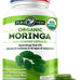 PURA VIDA MORINGA Organic Moringa Capsules, Pure Moringa Leaf Powder Single Origin for Energy, Metabolism & Immune Support, 120ct, 500mg Caps