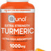Qunol Turmeric Curcumin Supplement, 1000mg with Ultra High Absorption, for Joint Support, Extra Strength Capsules, 150 Count