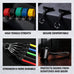 VEICK Resistance Bands - 5 Workout Bands with Handles for Home Fitness