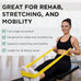 THERABAND Resistance Bands Set, Beginner Kit, Latex Elastic Bands for Exercise