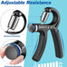 AIXPI Grip Strength Trainer - Adjustable 11-132 lbs Resistance, Forearm Exerciser for Muscle Building & Injury Recovery