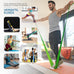 Lianjindun 5-Piece Professional Resistance Bands - Latex-Free, Pilates Workout Bands