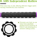 Muscle Roller Massage Stick - Deep Tissue Fascia Blaster for Myofascial Pain Relief and Lymphatic Drainage