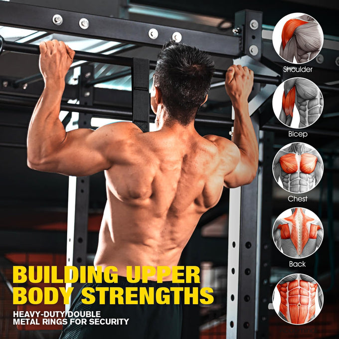Ayombo Pull Up Assistance Bands - Resistance Bands for Workout, Home Gym Fitness
