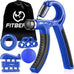 FitBeast Grip Strengthener Kit - 5 Adjustable Resistance Hand Grips for Forearm Workout