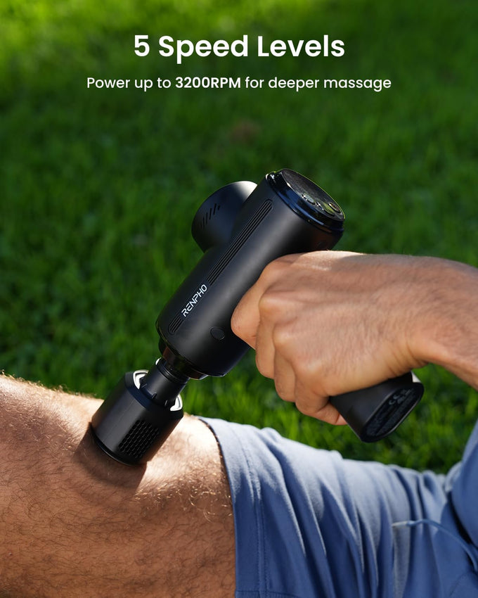 RENPHO Active Thermacool 2 Massage Gun with Heat and Cold, Valentine's Day Gifts, [2026 Upgraded] Percussion Deep Tissue Handheld Neck Massager, FSA Approved, Muscle Masajeador for Men Women HSA
