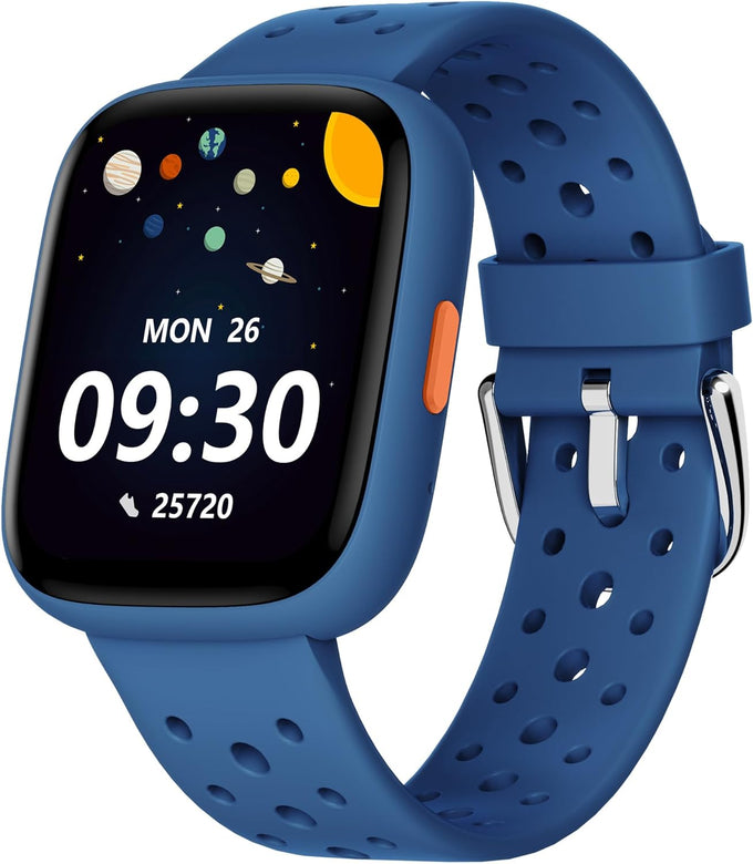 Bigger five kids smartwatch no app needed fitness tracker blue