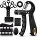 Grip Trainer Set: Forearm Strengtheners, Finger Trainers, Counting Grips, Balls (5-Pack)