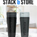 VELOMIX 28oz Protein Shaker Bottles - 4 Pack, Leak Proof