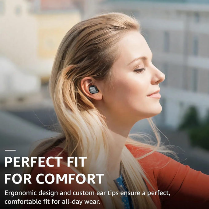 TOZO NC9 Hybrid Active Noise Cancelling Wireless Earbuds, 6 Mics ENC Clear Call, IPX8 Waterproof, in Ear Bluetooth 5.3 Headphones Stereo Bass Ear Buds 59H Playtime with LED Display 32 EQs via APP