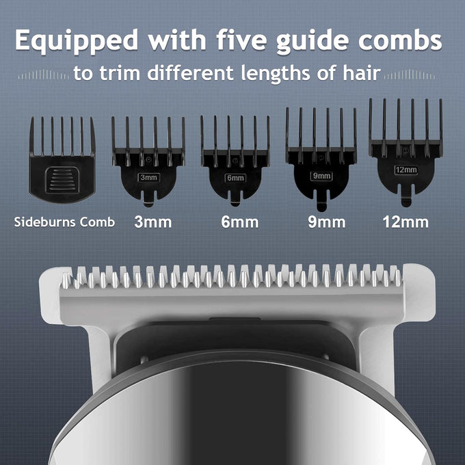 Ufree Beard Trimmer for Men, Waterproof Electric Razor for Nose, Body, Face & Mustache, Cordless Hair Clippers Shavers Grooming Kit, Valentines Day Gifts for Men Husband Father