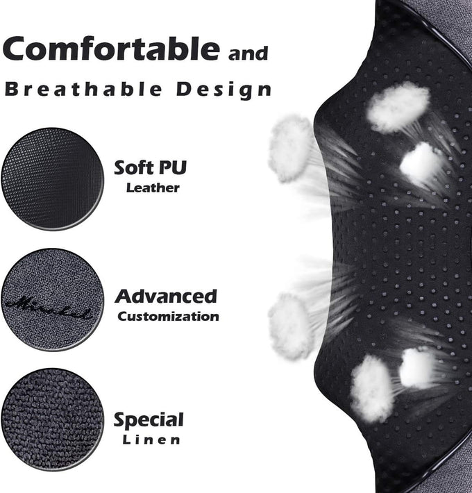 Mirakel Shiatsu Neck Massager for Deep Tissue Pain Relief with Heat
