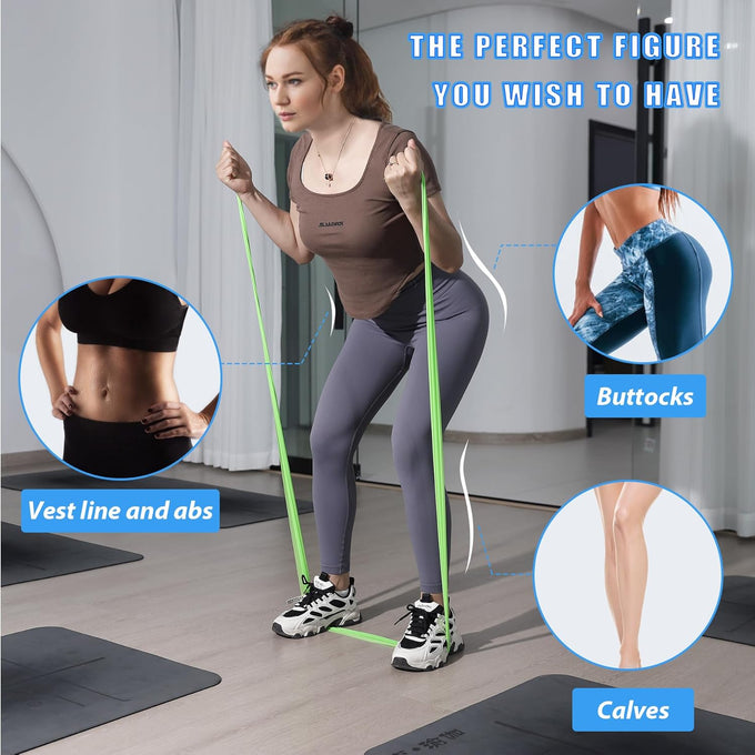 Latex Free Resistance Bands for Physical Therapy and Exercise