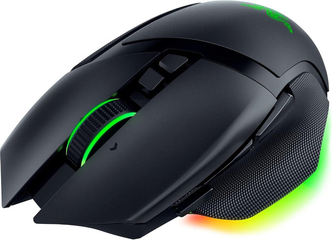 Razer Basilisk V3 Pro Wireless Gaming Mouse, HyperScroll Tilt Wheel, 30K DPI Sensor, Gen-3 Optical Switches, 13-Zone Chroma RGB, 13 Programmable Controls, 3 Connection Modes, Black
