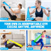 Resistance Bands for Strength Training, Yoga, Pilates, Recovery - 3 Levels