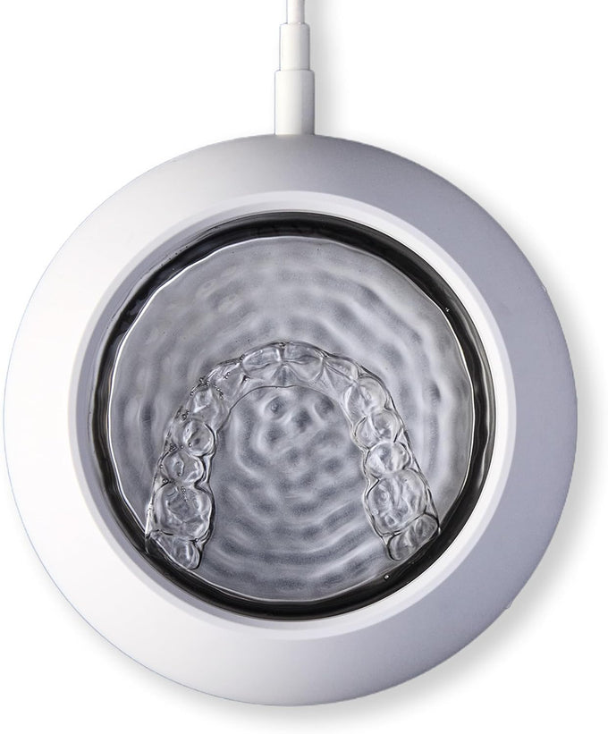 Zima Dental Pod PRO: New Ultrasonic Retainer Cleaner Machine. Market-Leading, Best Aligner Cleaner, Nightguard Cleaner, Mouthguard Cleaner, Denture Cleaner, Ultrasonic Cleaner for Oral Dental Care