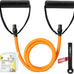 RitFit Single Resistance Exercise Band with Foam Handles - Ideal for Therapy, Strength Training