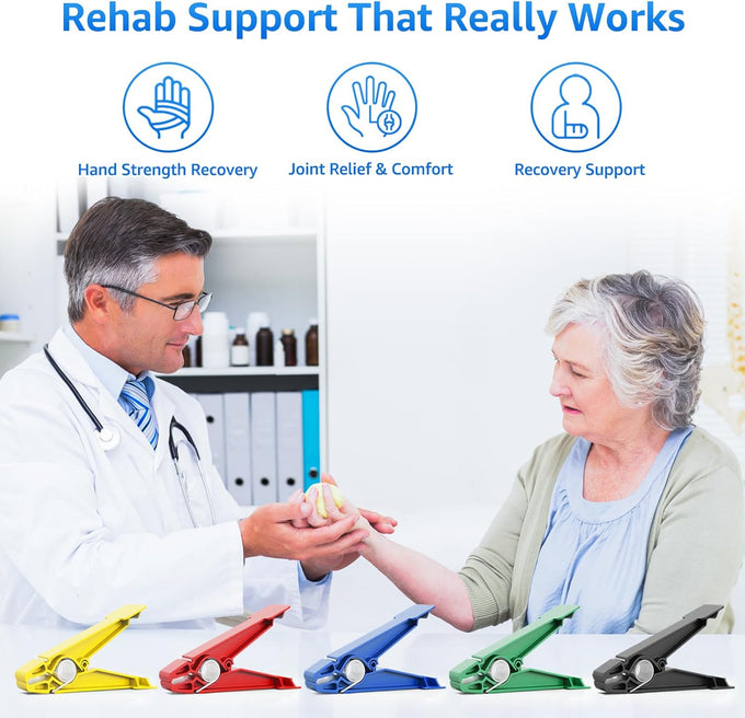 FitBeast Finger Exerciser Set for Hand Therapy and Grip Strength