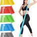 Resistance Bands for Workout, Physical Therapy, Yoga, Pilates - Latex Free Set