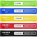 5-Level Resistance Bands Set for Full Body Workout, Yoga, Rehab