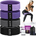 Resistance Bands for Workout with Fabric Elastic Bands for Leg, Glute & Thigh Toning
