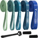 LEEKEY Resistance Bands for Workout, Exercise Bands with Door Anchor, Pull Up Assistance