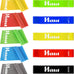Resistance Bands for Workout, Physical Therapy, Yoga, Pilates - Latex Free Set