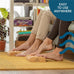 TheraFlow Wooden Foot Roller for Plantar Fasciitis Relief and Neuropathy Pain