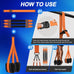 WHATAFIT Resistance Loop Bands, Latex Workout Bands for Home Fitness, Strength Training