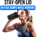 VELOMIX 6-Pack 20oz Protein Shaker Bottles - Leak-Proof, Dishwasher Safe