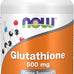 NOW Foods Supplements, Glutathione 500 mg, With Milk Thistle Extract & Alpha Lipoic Acid, Free Radical Neutralizer*, 60 Veg Capsules