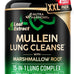 Mullein Lung Detox Supplement with Mullein Leaf 10:1 Extract and 15-in-1 Lung Support